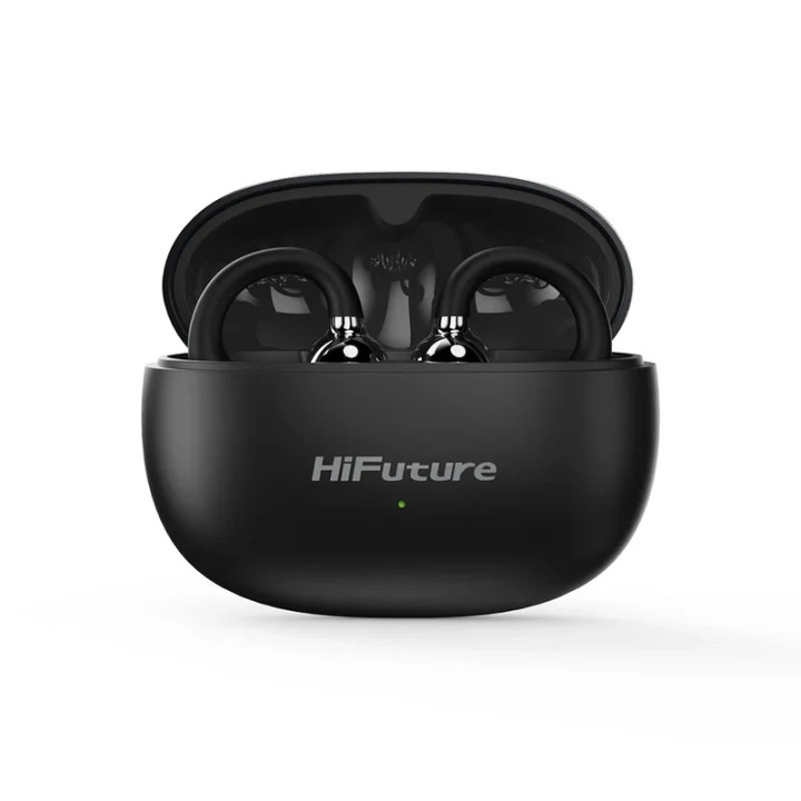 Bluetooth/Безжични слушалки HiFuture FlexClip, Open Ear Comfort, Bluetooth 5.4, 4 микрофона ENC, 30 часа работа, IPX5, 12mm драй