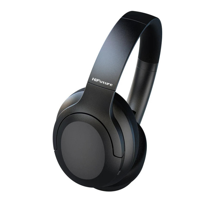 Bluetooth  слушалки HiFuture FutureTour, Wireless 5.2, Active Noise Cancelling, 25 часа работа, черен - 6972576180964 - 3