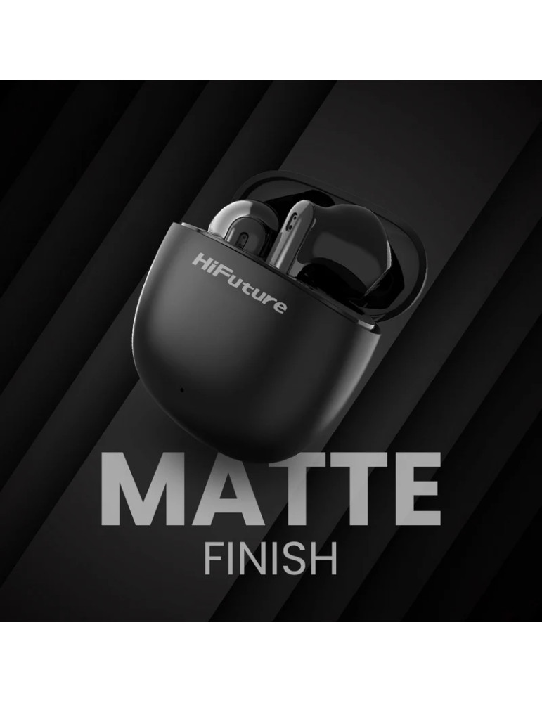 Безжични слушалки HiFuture ColorBuds2, Black, Bluetooth 5.3, 10MM Driver, 20h работно време - 6972576181091 - 2