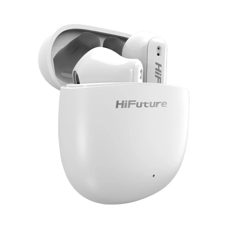 Безжични слушалки HiFuture ColorBuds2, White, Bluetooth 5.3, 10MM driver, 20 часа работа - 6972576181107 - 2