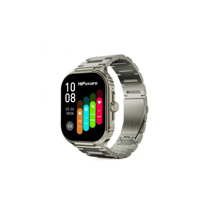 Смарт часовник HiFuture Ultra 3 Pro, 2.04" AMOLED 368x448, Bluetooth 5.3, IP68, Сердечен ритъм и кислород - 6972576181855 - 1