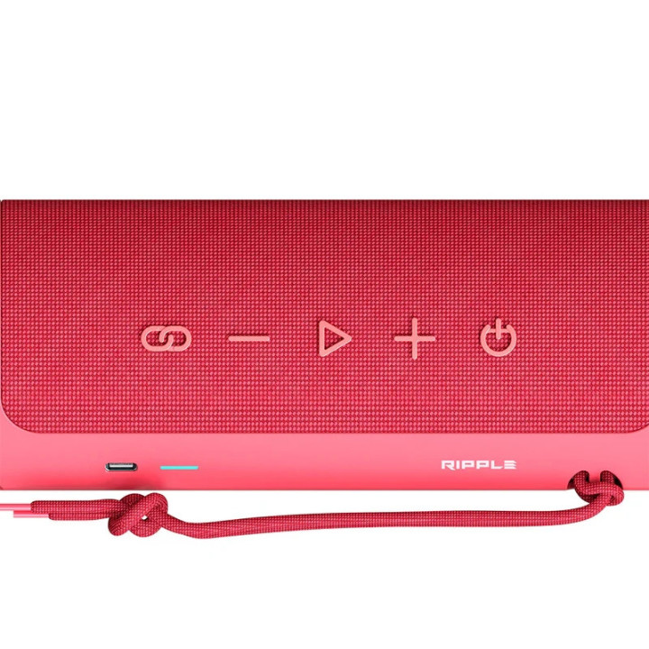 Тонколона HiFuture Ripple Red, 20W+10W, IPX7 водоустойчивост, Bluetooth 5.3, TWS режим - 6972576181046 - 5