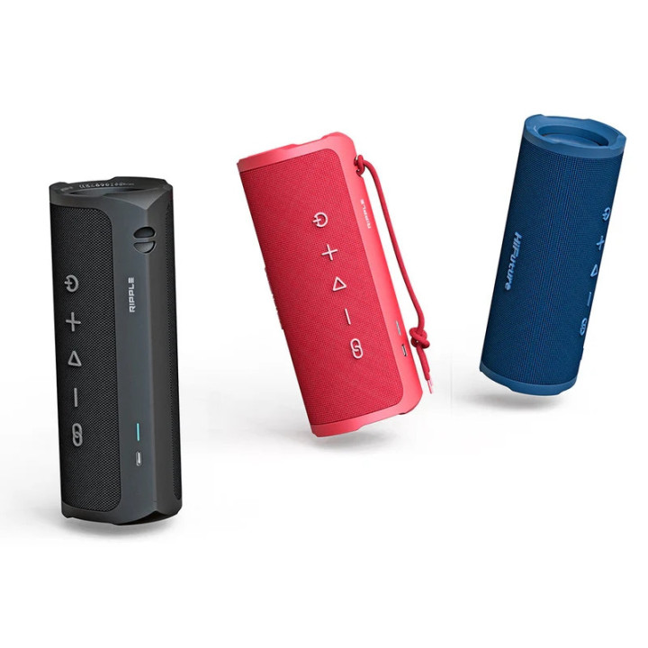 Тонколона HiFuture Ripple Red, 20W+10W, IPX7 водоустойчивост, Bluetooth 5.3, TWS режим - 6972576181046 - 6