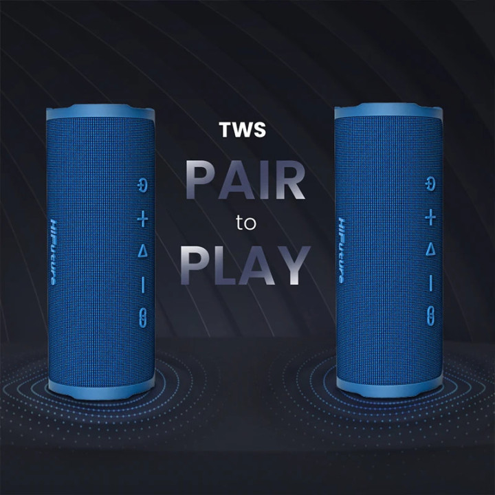 Тонколона HiFuture Ripple Blue, 20W+10W, IPX7 Водоустойчивост, 12h батерия, Bluetooth 5.3, TWS режим - 6972576181053 - 8