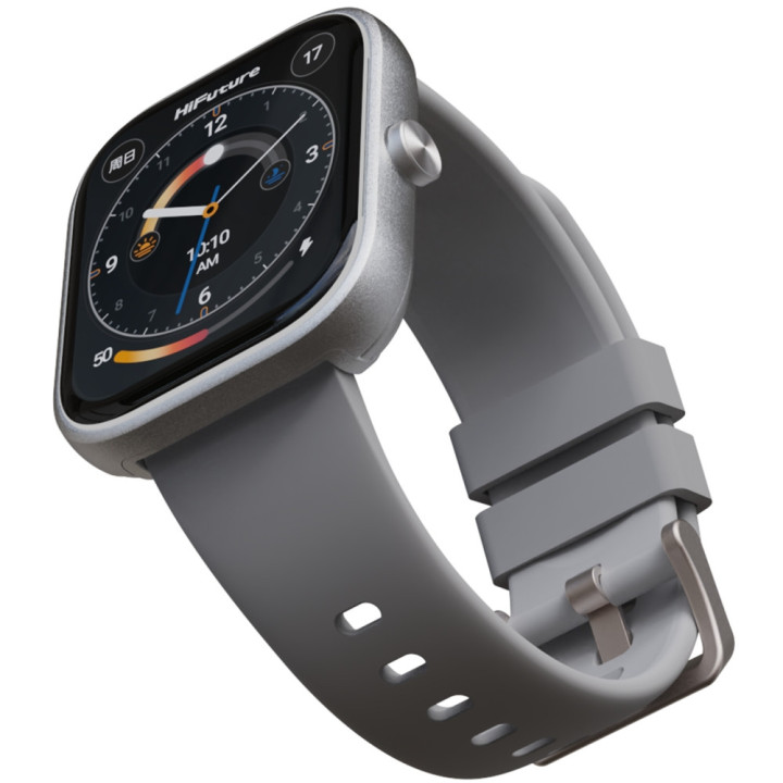 Смарт часовник HiFuture Lume Silver Grey, 1.85" IPS 240x284, Realtek 8773EWE Dual Core, 128MB, Bluetooth 5.3, IP68 водоустойчив 