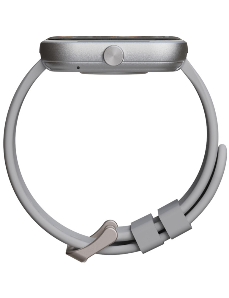 Смарт часовник HiFuture Lume Silver Grey, 1.85" IPS 240x284, Realtek 8773EWE Dual Core, 128MB, Bluetooth 5.3, IP68 водоустойчив 