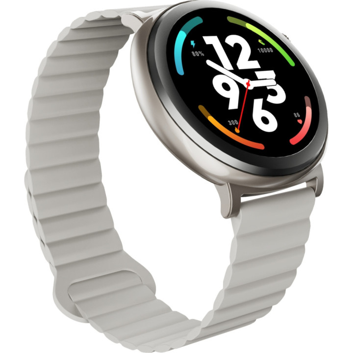 Смарт часовник HiFuture Aurora Silver, 1.43" AMOLED 466x466, Dual Core ATS3085L, 256MB, iOS/Android - 6972576182029 - 4