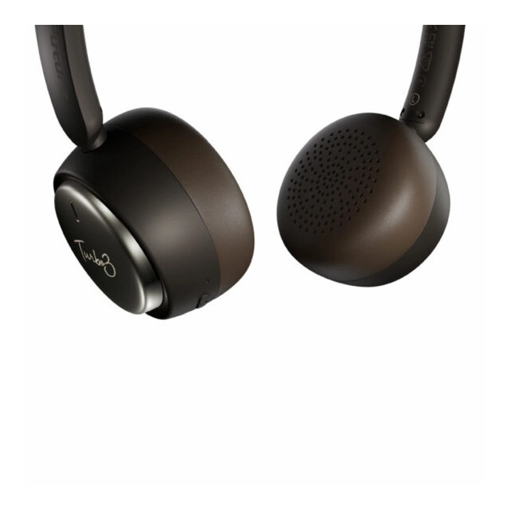 Слушалки HiFuture TURBO3, Bluetooth, USB Type-C, Adaptive Noise Cancelling, Brown - 6972576183125 - 2