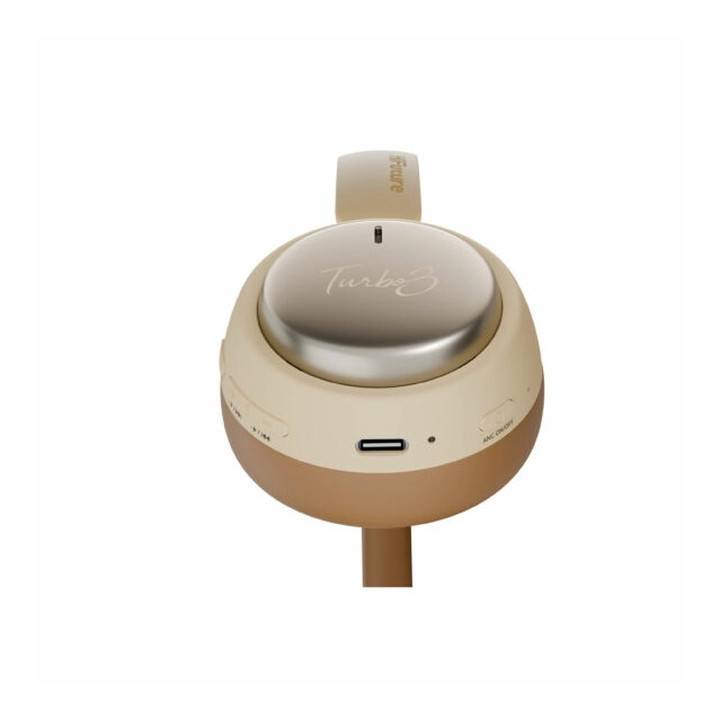 Слушалки HiFuture TURBO3, Bluetooth, Adaptive Noise Cancelling, Latte - 6972576183132 - 4