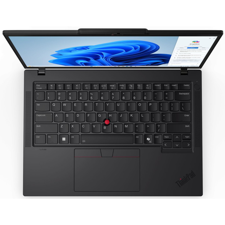 Лаптоп Lenovo ThinkPad T14 G5, 14" IPS Full HD, Intel Core Ultra 7 155U, 32GB DDR5 5600MT/s, 1TB SSD, Free OS - 21ML003MBM/RI - 