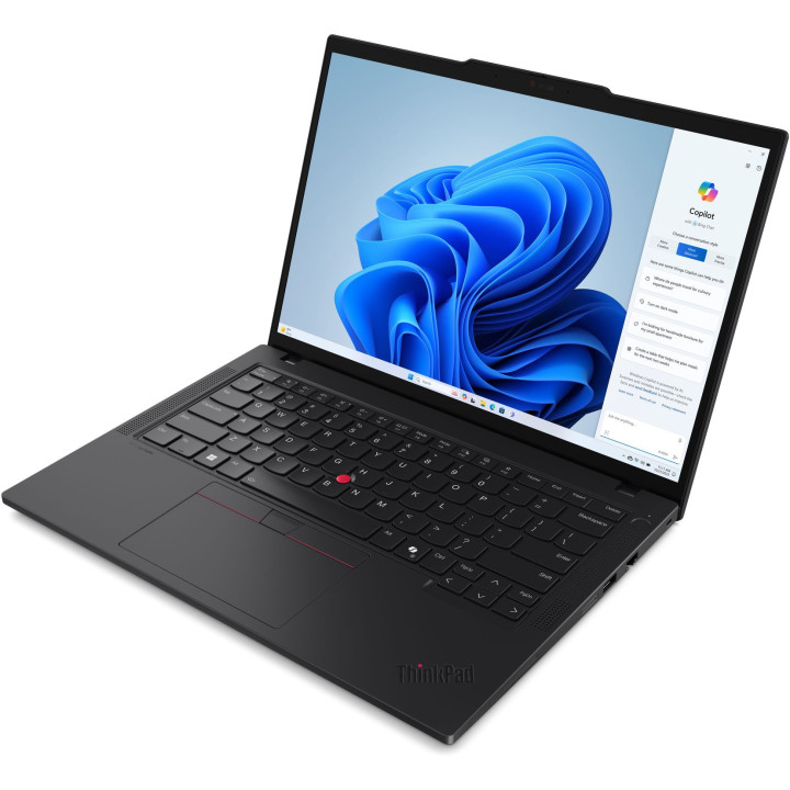 Лаптоп Lenovo ThinkPad T14 G5, 14" IPS Full HD, Intel Core Ultra 7 155U, 32GB DDR5 5600MT/s, 1TB SSD, Free OS - 21ML003MBM/RI - 