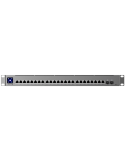 Мрежов превключвател Ubiquiti USW-Pro-XG-24-PoE-EU, 24x 10 GbE + 8x 2.5 GbE + 2x 25G SFP28, Layer 3, Rackmount 1U - 1