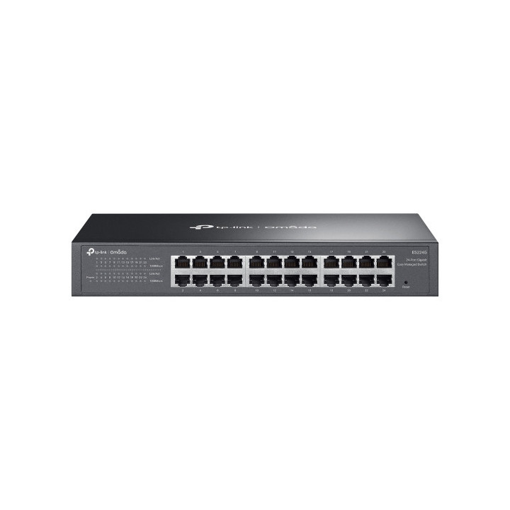 Мрежов комутатор TP-Link Omada ES224G, 24× 1000 Mbps, управляем, 48 Gbps - 1