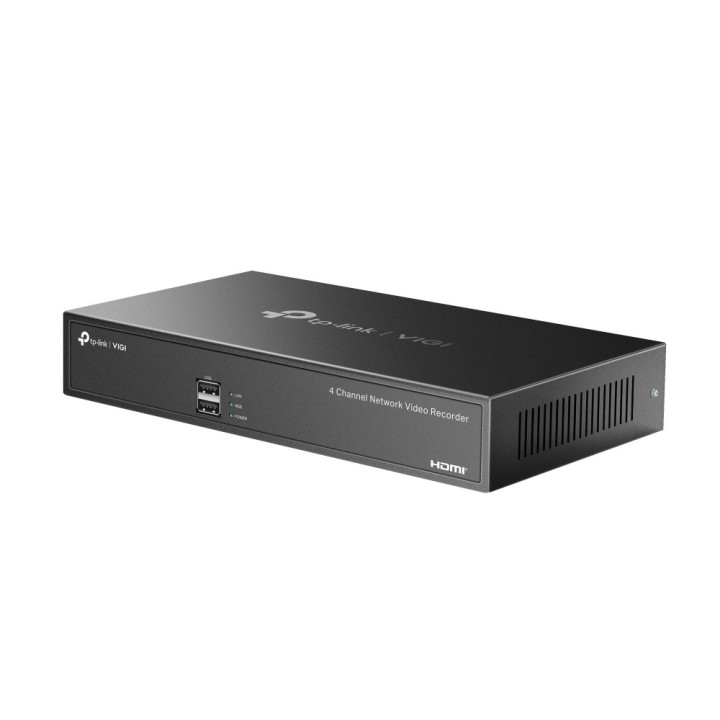 NVR TP-Link VIGI NVR1004H, 4-канален, RJ-45 10/100 Base-T, DC 12V/1.5A, до 10TB HDD - 3
