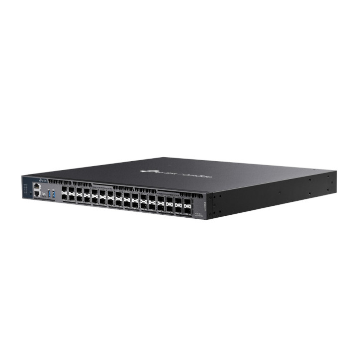 Управляван комутатор TP-Link Omada SX6632YF, 26 порта 10G, 6 слота 25G, L3, Rackmount - 5