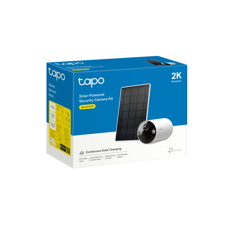 Интелигентна безжична охранителна камера TP-Link Tapo C410, 2K QHD, AI Detection, IP65 - 4