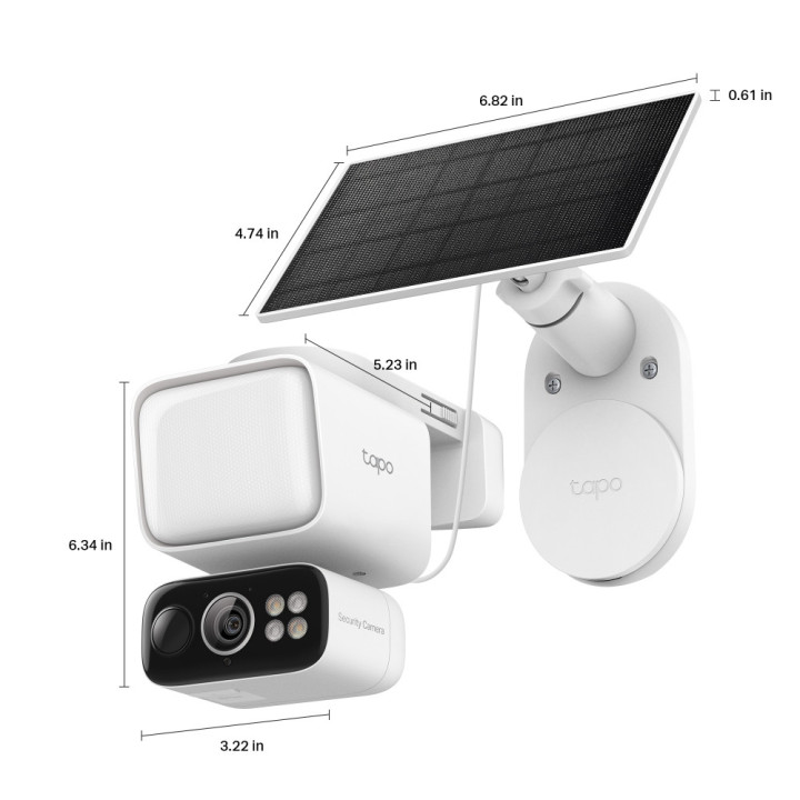 Охранителна камера TP-Link Tapo C615F KIT, 3MP, соларно захранване, Pan/Tilt, двупосочен аудио - 2