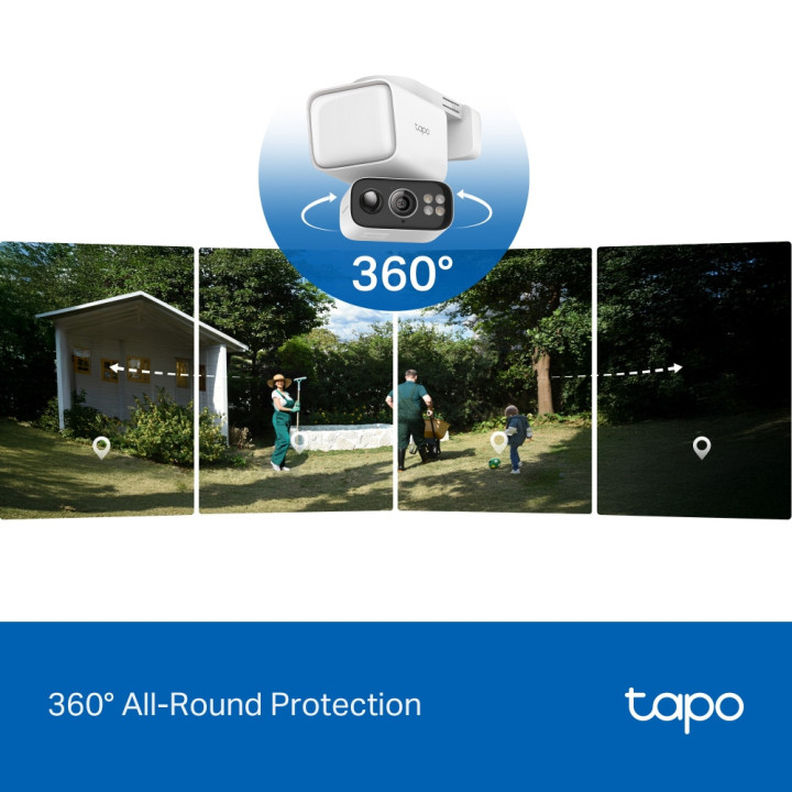 Охранителна камера TP-Link Tapo C615F KIT, 3MP, соларно захранване, Pan/Tilt, двупосочен аудио - 9