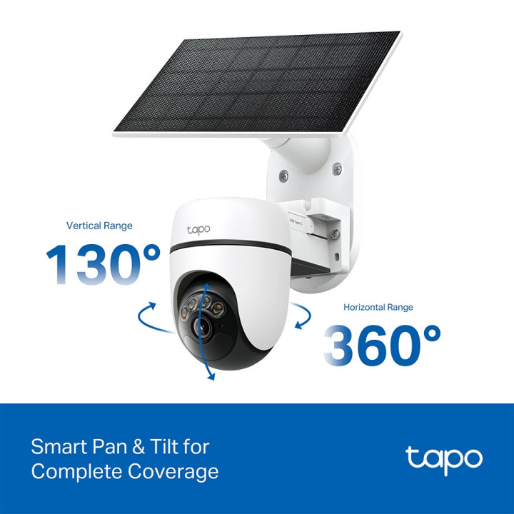 Безжична охранителна камера TP-Link Tapo C610 KIT, със слънчев панел - 6
