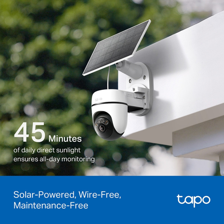 Безжична охранителна камера TP-Link Tapo C610 KIT, със слънчев панел - 7