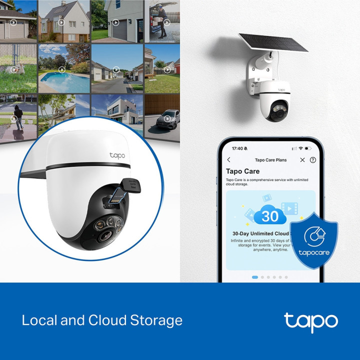 Безжична охранителна камера TP-Link Tapo C610 KIT, със слънчев панел - 11