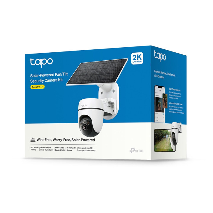 Безжична охранителна камера TP-Link Tapo C610 KIT, със слънчев панел - 13