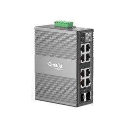Управляем комутатор TP-Link Omada IES208G, 8-портов Gigabit, DIN-rail монтаж, redundant DC захранване - 1