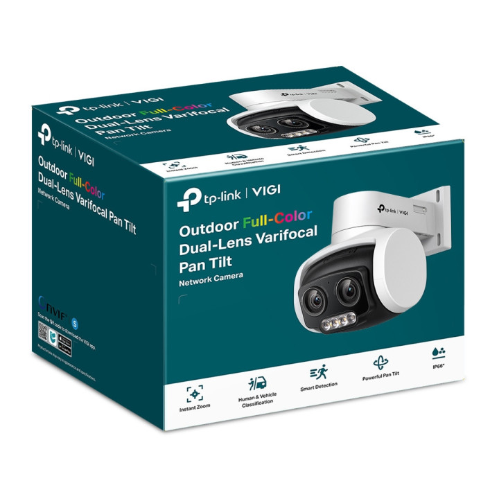 Мрежова камера TP-Link VIGI C540V, 4MP, панорамна, външна, пълноцветна - 3