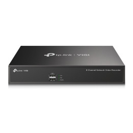 NVR мрежов видеорегистратор TP-Link VIGI NVR1008H, 8-канален, 4MP, Жична, 12VDC - 1