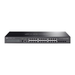 Мрежов комутатор TP-LINK Omada SG5428X, 24×1Gbps RJ45 + 4×10G SFP+, L3 управляем, 128Gbps - 1