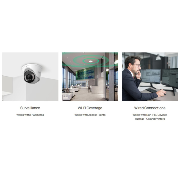 Мрежов комутатор TP-Link Omada ES228GP, 28 портов Gigabit с 24 PoE+ порта - 9