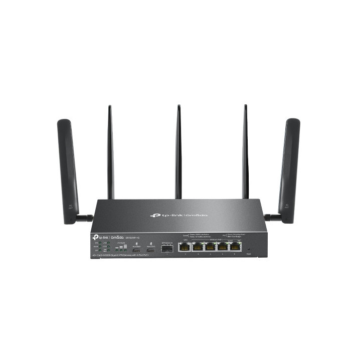 VPN рутер TP-Link Omada ER706WP-4G, AX3000, 4-портов PoE+ - 1