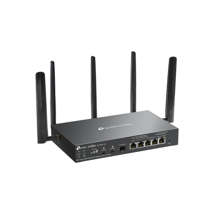VPN рутер TP-Link Omada ER706WP-4G, AX3000, 4-портов PoE+ - 9