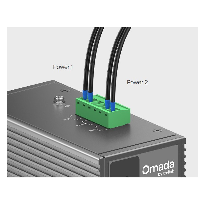 Индустриален управляем комутатор TP-Link Omada IES206GPP, 6 портов гигабитов, 3× PoE+ и 1× PoE++, DIN-rail монтаж - 8