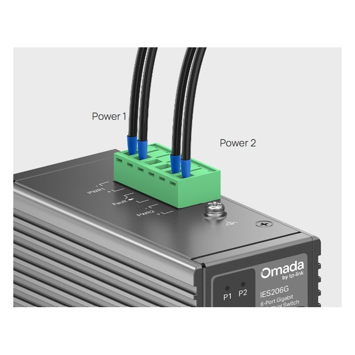 Мрежов комутатор TP-Link Omada IES206G, 6-портов гигабитов индустриален, управляем, DIN-rail монтаж - 7