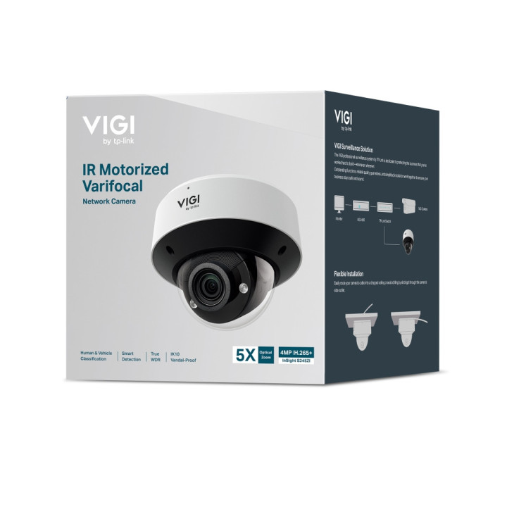 Мрежова камера TP-Link VIGI InSight S245ZI, 4MP, Куполна, Моторизирана, Wi-Fi, Външен монтаж - 10