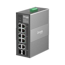 Мрежов комутатор TP-Link Omada IES210GPP, 10 портов Gigabit, 6 PoE+ и 2 PoE++ порта  - 1