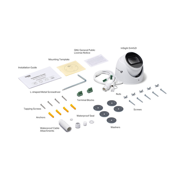 Мрежова камера TP-Link VIGI InSight S445ZI, 4MP IR моторизирана куполна Varifocal - 3