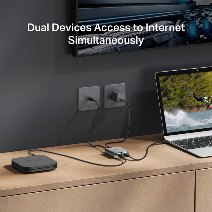 Ethernet сплитер TP-Link EH210, 1x2 Gigabit - 8