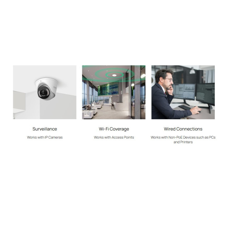 Мрежов комутатор TP-LINK Omada ES210GP, 10 портов Gigabit Easy Managed, 8× PoE+ -  - 5