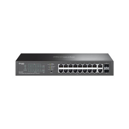Мрежов комутатор TP-Link Omada ES220GP, 20 портов, 16 PoE+, гигабитов, управляем - 1