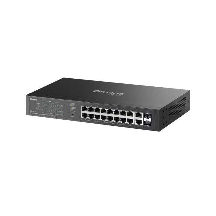 Мрежов комутатор TP-Link Omada ES220GP, 20 портов, 16 PoE+, гигабитов, управляем - 9