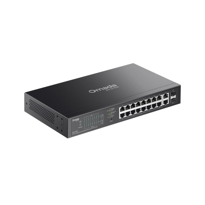 Мрежов комутатор TP-Link Omada ES220GP, 20 портов, 16 PoE+, гигабитов, управляем - 10