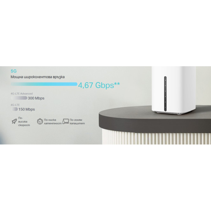 Безжичен рутер TP-LINK Archer NX600, Двубандов AX3600 2.5 Gigabit - 7