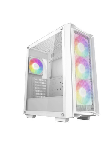 Геймърски компютър ION CC560 MESH White с процесор Intel Core i7-14700KF, видео карта GeForce RTX 5070 Ti 16GB GDDR7, RAM памет 32GB (2x16GB) DDR5 6000MHz, SSD 1TB M2 PCIE GEN4 2280 NVMe 6000/ 5000MB/s, водно охлаждане 360, Wi-Fi