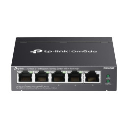 Мрежов комутатор TP-Link DS105GP, 5 портa 1000 Mbps с PoE+ - DS105GP - 1