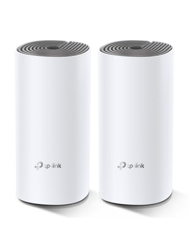 Безжична Mesh Wi-Fi система TP-Link Deco E4 AC1200, 2-pack - Deco E4(2-pack)
