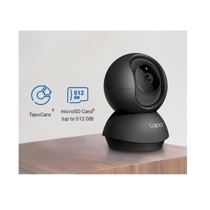 Wi-Fi Pan/Tilt камера за наблюдение TP-Link Tapo C211, 2K QHD, 2.4 GHz, вътрешен монтаж - 3