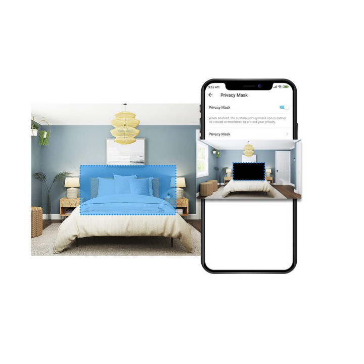 Wi-Fi Pan/Tilt камера за наблюдение TP-Link Tapo C211, 2K QHD, 2.4 GHz, вътрешен монтаж - 5