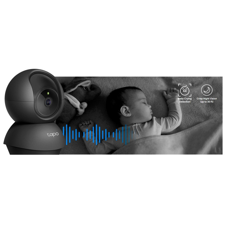 Wi-Fi Pan/Tilt камера за наблюдение TP-Link Tapo C211, 2K QHD, 2.4 GHz, вътрешен монтаж - 12